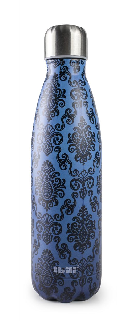 bouteille isotherme double paroi baroque blue 500 ml