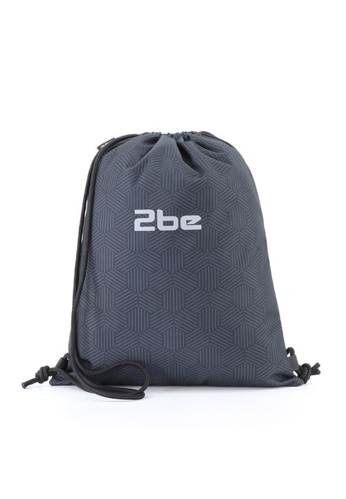 Sac à cordes- 2be - Sac de sport / Sac à dos léger - 0-10 Liter - Noir-Gris