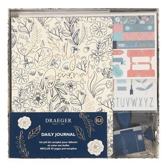 Kit daily journal Draeger Bleu