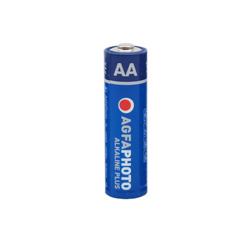 AgfaPhoto Piles Alcalines PLUS AA LR6 (1.5V, Lot de 100) - Longue Duree de Vie - Ideales pour Telecommandes, Jouets, Appareils Photo et Plus - Usage Domestique ou Professionnel