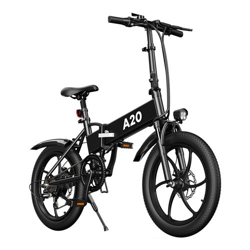 Vélo électrique ADO A20 noir - Pliable, 20, 350W Batterie 36V 10.4Ah