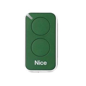 Emetteur de télécommande vert NICE 2 canaux pour portail et porte de garage - INTI2G - 1