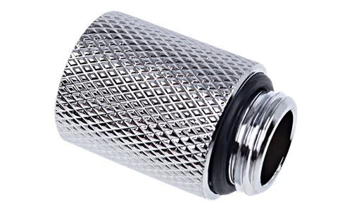 Alphacool Eiszapfen Connector Series Extension - Raccord pour système de refroidissement par liquide - nickel argenté