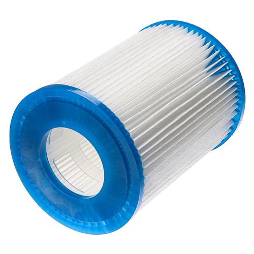 vhbw 2x Cartouche filtrante compatible avec Bestway Flowclear 2.006 l/h, 3.028 l/h piscine pompe de filtration - Filtre à eau, blanc / bleu