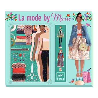La mode by Marie - Paper doll et tissus