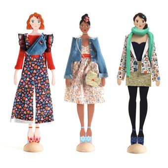 La mode by Marie - Paper doll et tissus