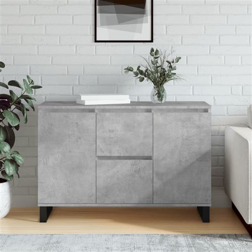 Vidaxl Gris Buffet - Béton 104X35x70 Cm - Image 3