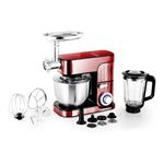 Robot Pétrin 5.5l Avec Hachoir Antara Pro Rouge Kitchencook