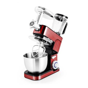 Robot Pétrin 5.5l Avec Hachoir Antara Pro Rouge Kitchencook