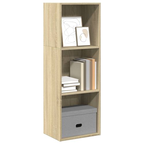 vidaXL Bibliothèque chêne sonoma 40x30x114 cm bois d'ingénierie857869