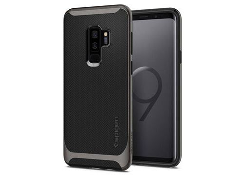Coque Samsung Galaxy S9+ Spigen Neo Hybrid - Métal Foncé