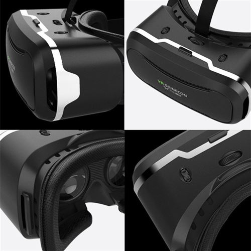 Casque Réalité Virtuelle, Casque VR Compatible avec iPhone/Android