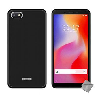 Housse etui coque pochette silicone gel fine pour Xiaomi Redmi 6A avec film ecran NOIR Coque et etui telephone mobile Achat prix fnac