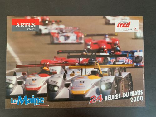 24H du Mans - Audi en tête / 2000 - AFFICHE