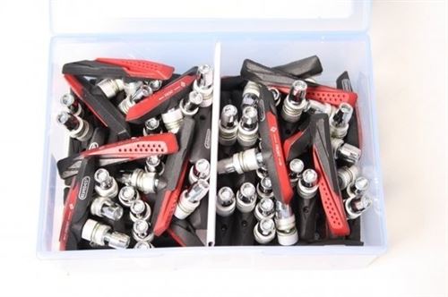 Jeu de plaquettes de frein Elvedes Douille V-Brake Dual Compound (25 paires)