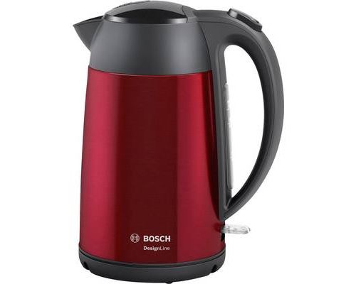 Bosch DesignLine TWK3P424 - Waterkoker - 1.7 liter - 2400 W - rood