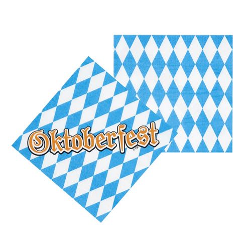 12 serviettes oktoberfest