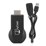 Dongle HDMI sans fil pour adaptateur Wi Fi HDMI i Phone/i Pad/i OS/Android/ Windows/PC vers HD TV/Moniteur/Projecteur/Mac, Miracast Airplay DLNA