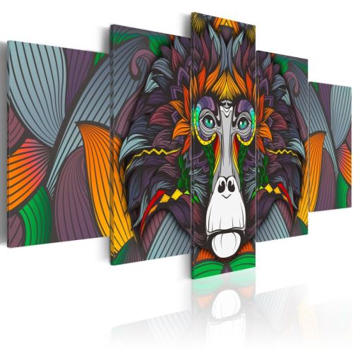 Tableau - Philosopher of the Jungle .Taille : 200x100