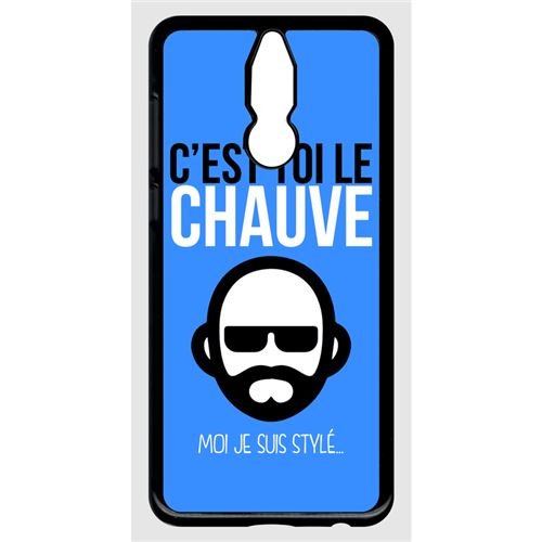 Coque huawei mate 10 lite modèle lite c est toi le chauve moi je suis styl 12