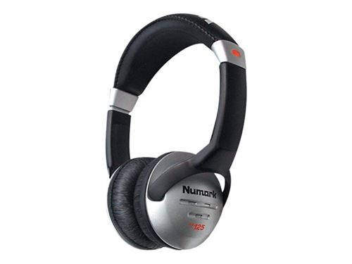 Numark On-Ear-Kopfhörer HF125 Schwarz; Silber