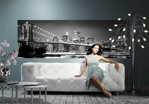 Photo Murale, 368cm x 127cm, New York Brooklyn Bridge