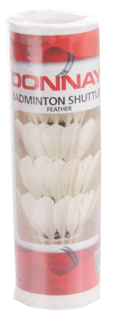 Donnay Volants plume blanche 5 pièces