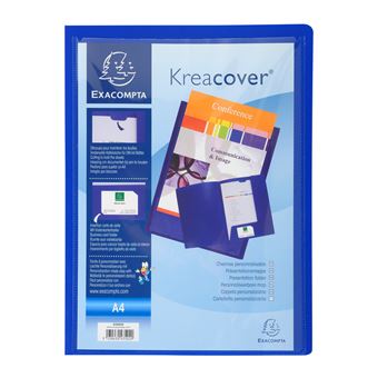 Raccoglitore Exacompta Kreacover - 4 Anelli A D 40 Mm | Dorso 64 Mm | Personalizzabile Con Tasche | Bianco | FSC Certificato - Foto 7