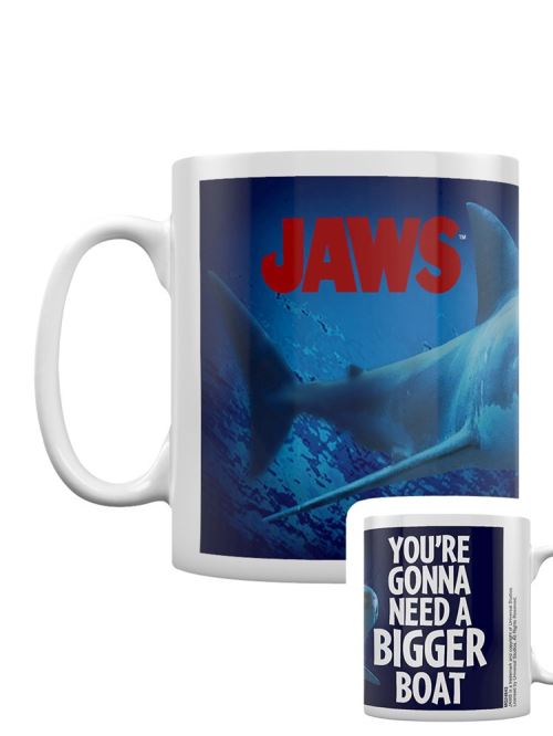 Jaws Tasse en boîte Bigger Boat blanc
