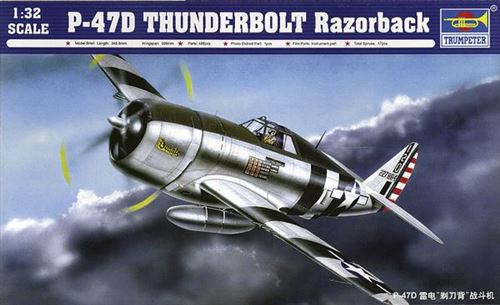P-47d Razorback Fighter - 1:32e - Trumpeter