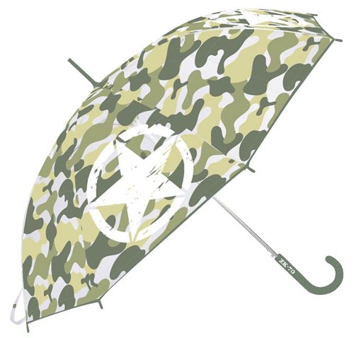 Arditex parapluie d'enfant armée imprimé transparent garçons 82 cm EVA