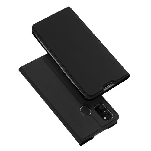 Coque en TPU avec porte-carte noir pour votre Samsung Galaxy M30s