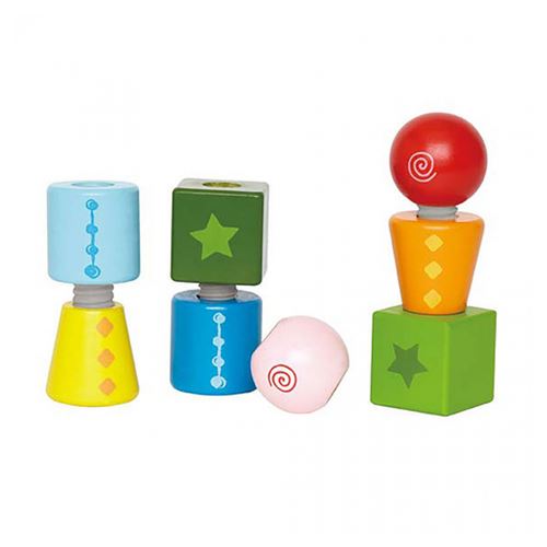 Hape Cubes &agrave; visser bois 8 pi&egrave;ces E0416