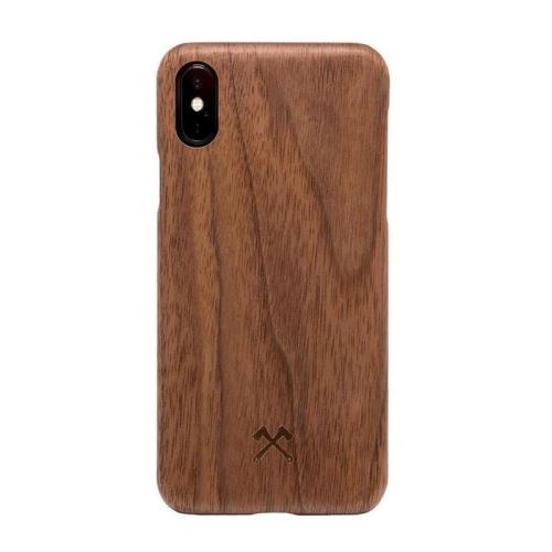 Woodcessories EcoCase Slim - Coque de protection pour téléphone portable - bois FSC, cœur aramide - noyer - pour Apple iPhone XS Max