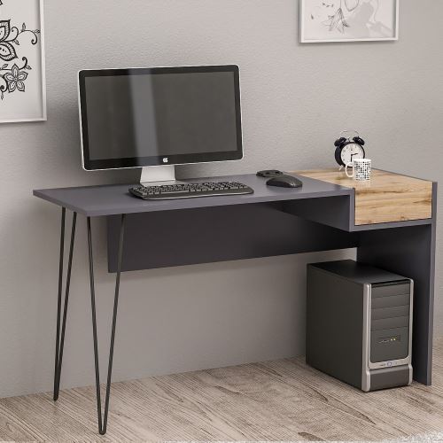Bureau design Candy - L. 121 x H. 76 cm - Noir