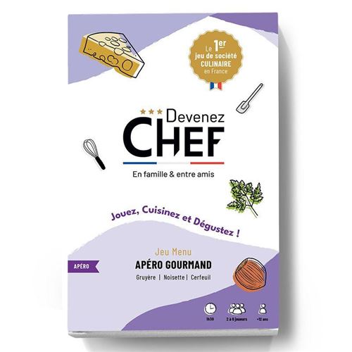 Acheter Devenez Chef - Jeu de société culinaire - Menu Apéro gourmand État correct - 60,19 € Devenez Chef - Jeu de société culinaire - Menu Apéro gourmand État correct - N/A reconditionné disponible sur Fnac