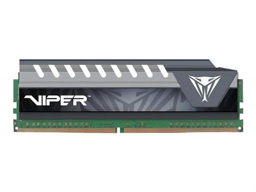 Patriot Memory Viper Elite 4Go DDR4 2400MHz module de mémoire - Modules de mémoire (4 Go, 1 x 4 Go, DDR4, 2400 MHz, 288-pin DIMM, Noir, Gris)
