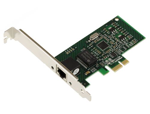 Carte Réseau PCIE - 10 / 100 /1000 - 1 PORTS RJ45 CHIPSET INTEL I82574