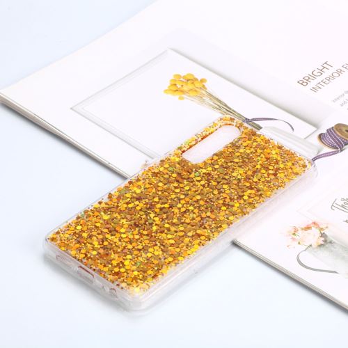 Coque en TPU paillettes pailletées brillantes or pour votre Huawei P30