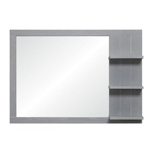 Mob-In Gris Miroir Salle De Bain L85 Patiné Marina - Image 3