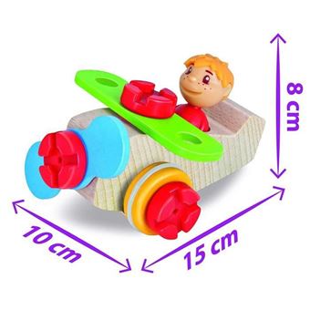 Jeu de construction Eichhorn Constructor Maxi Avion 10 pièces