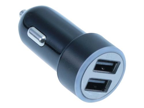 Media Range MRMA103 Chargeur de Voiture avec 2 Ports 3,1 A Noir