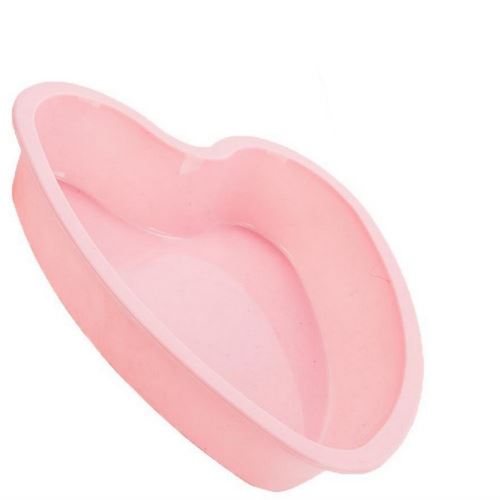 Moule a tarte coeur en silicone gâteau patisserie rose