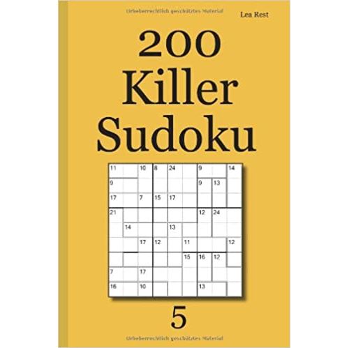 200 Killer Sudoku 5 (Anglais) Broché – 8 février 2014