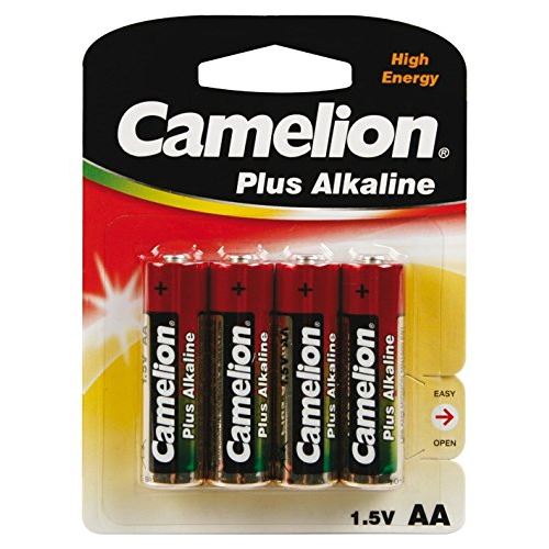 Camelion 59825 Pack de 4 Piles Alkaline universel LR6/AA 1,5 V 2600 mAh