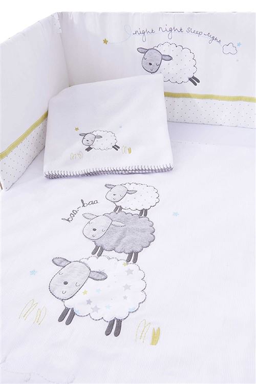 East Coast mouton à litière blanche 4-pièces