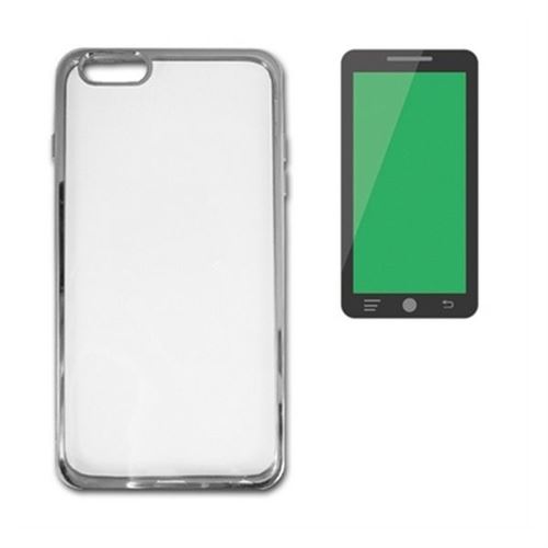 Étui iPhone 6 Plus Ref. 122764 TPU Argent
