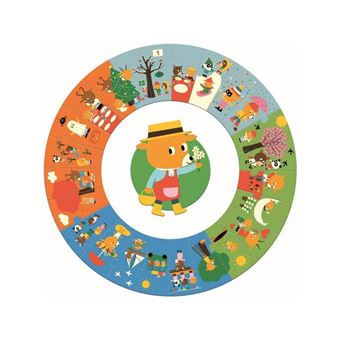Puzzle enfant Djeco L'année 24 pièces