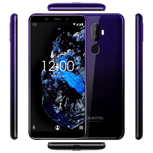 Smartphone Oukitel U25 Pro Double SIM MT6750T 64Go+4Go 5.5 13MP+2MP 3200mAh, Version Européenne Noir violet