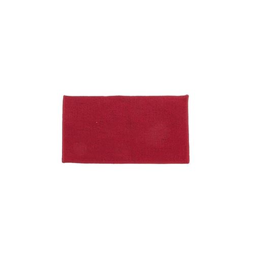 Tapis uni antidérapant - 40 x 60 cm - Rouge